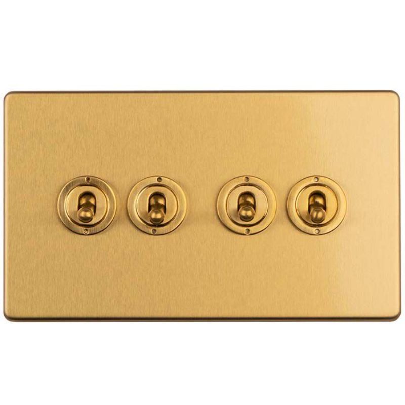 Carlisle Brass 4 Gang 2 Way Toggle Switch
