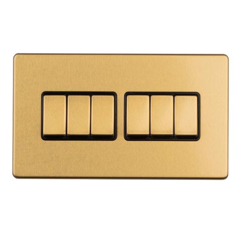 Carlisle Brass 6 gang 2Way Switch