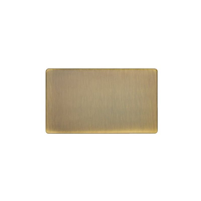 Carlisle Brass Double Blank Plate