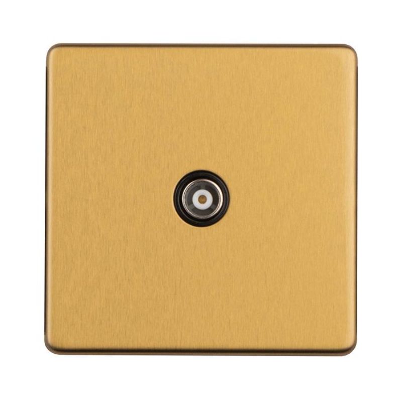 Carlisle Brass 1 Gang TV Socket
