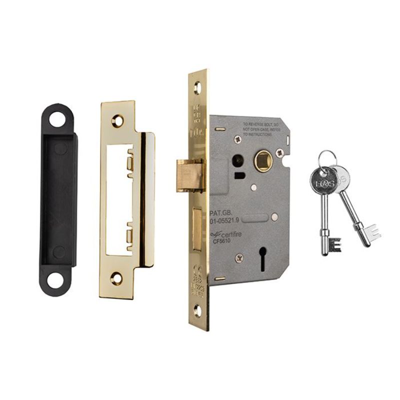 Carlisle Brass Contract 3 Lever Sashlock 64mm