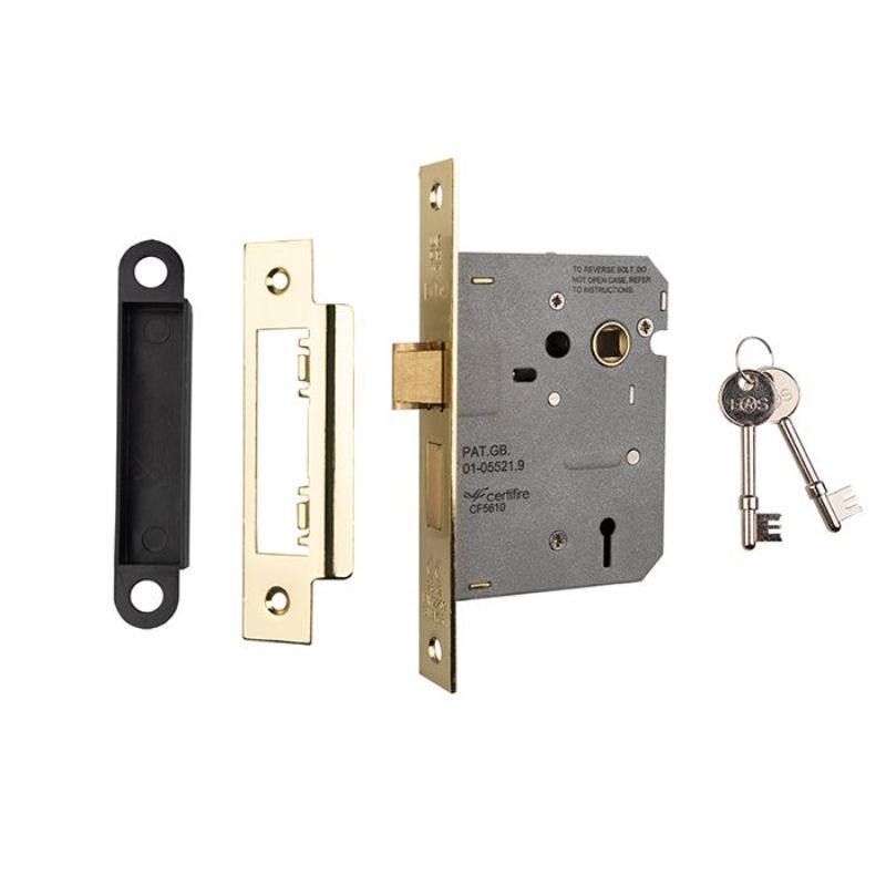 Carlisle Brass Contract 3 Lever Sashlock 76mm