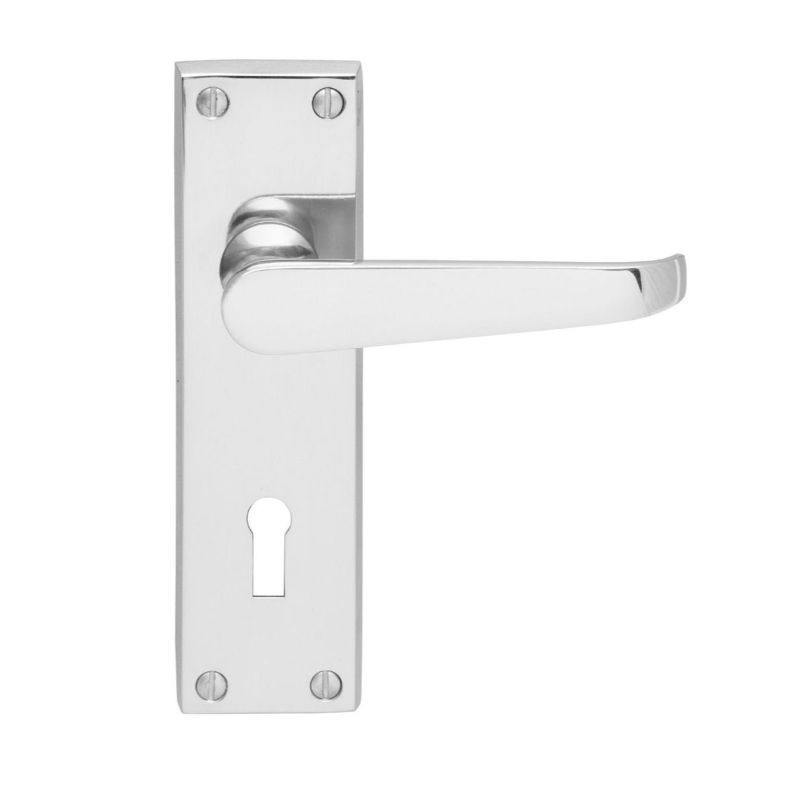 Carlisle Brass Contract Victorian Lever on Lock Backplate