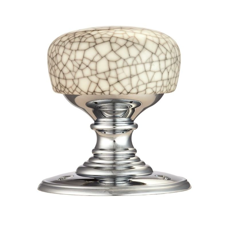 Carlisle Brass Delamain Porcelain Knob Midnight Crackle