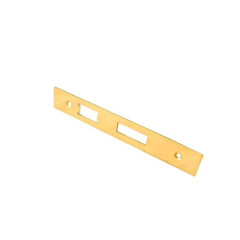 Carlisle Brass Easi - T Forend Strike and Fixing Pack-PVD-Square Forend