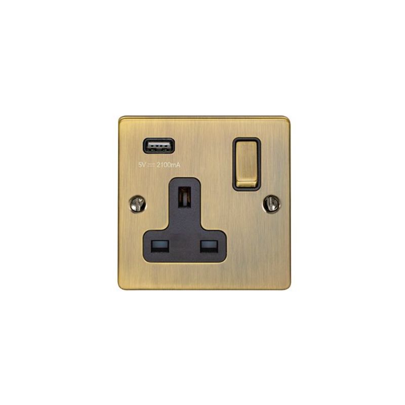 Carlisle Brass 1 Gang USB Socket