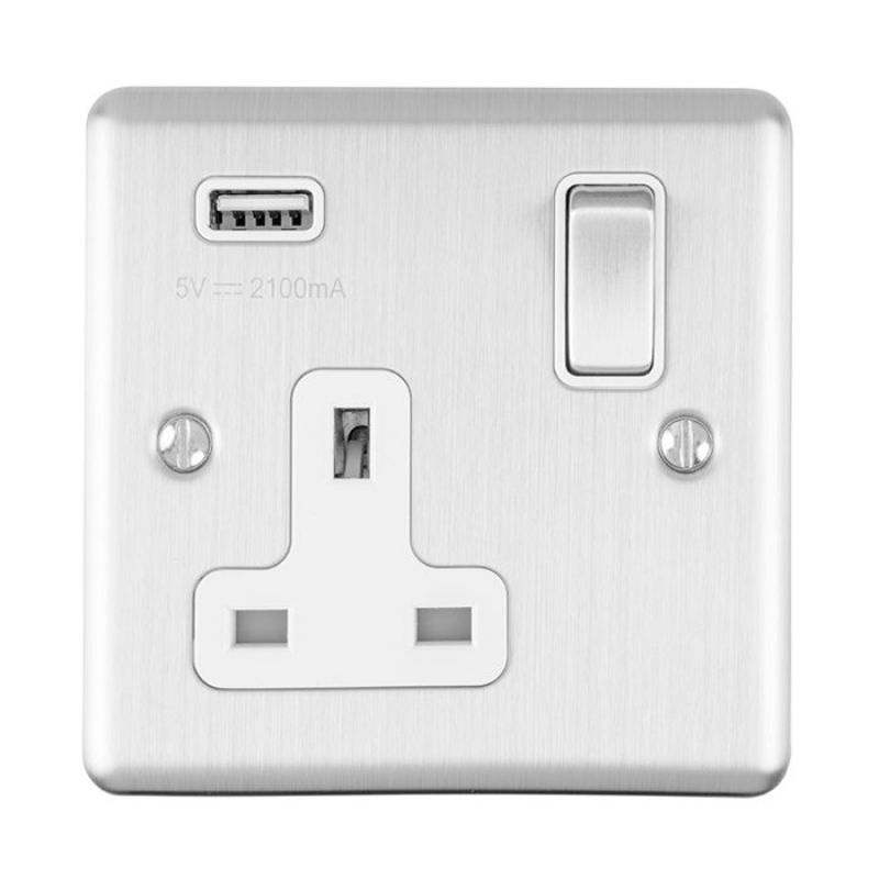 Carlisle Brass 1 Gang USB Socket