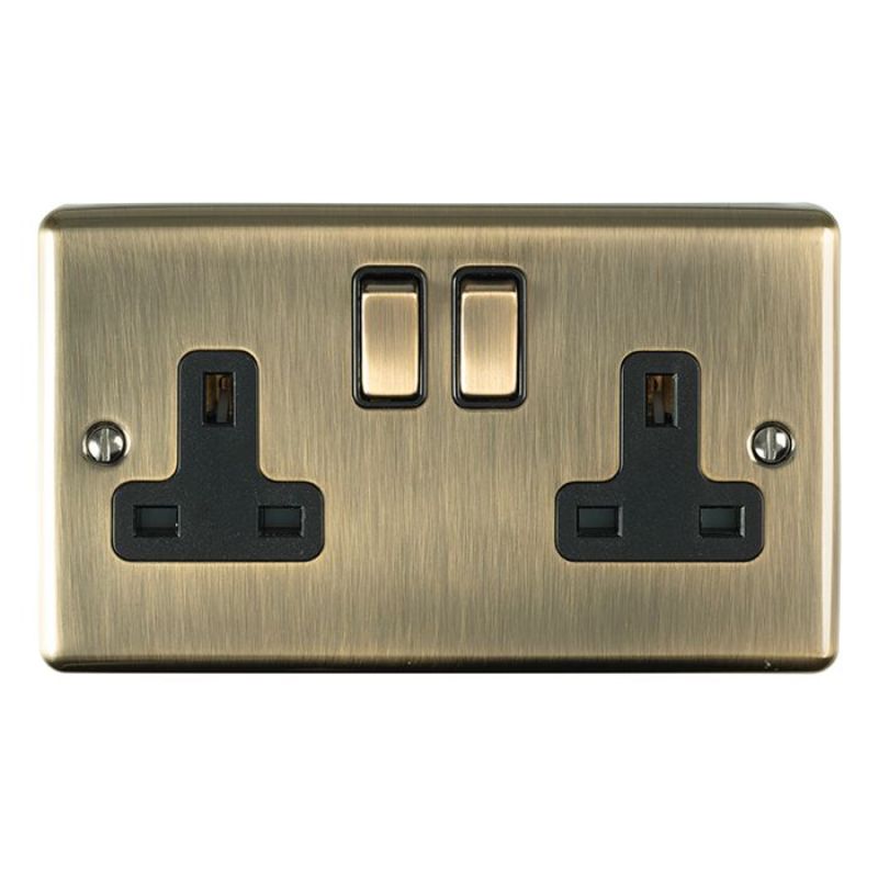 Carlisle Brass 2 Gang Socket