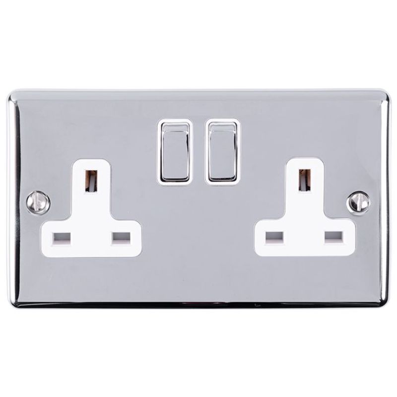 Carlisle Brass 2 Gang Socket