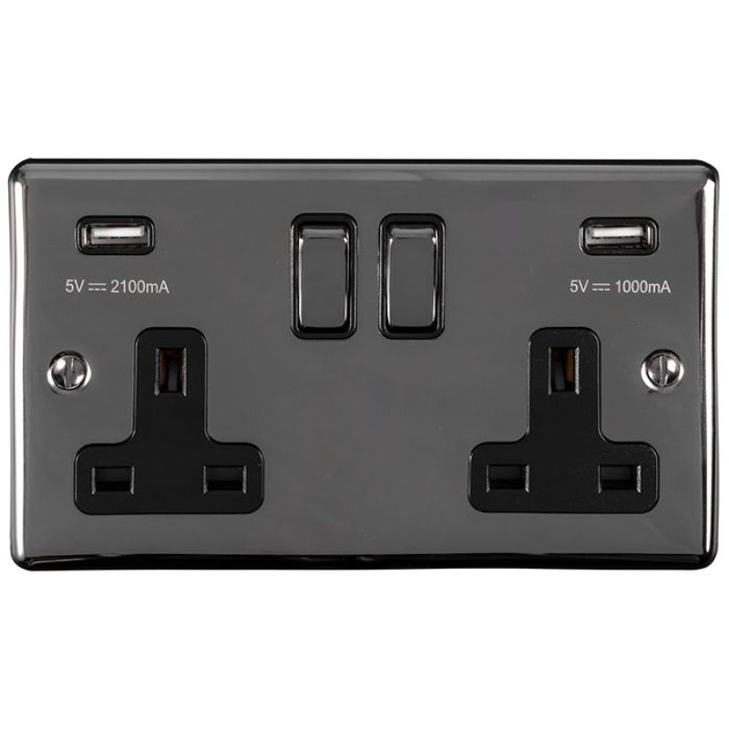 Carlisle Brass 2 Gang USB Socket