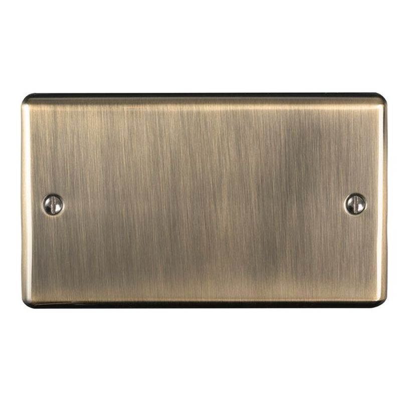 Carlisle Brass Double Blank Plate