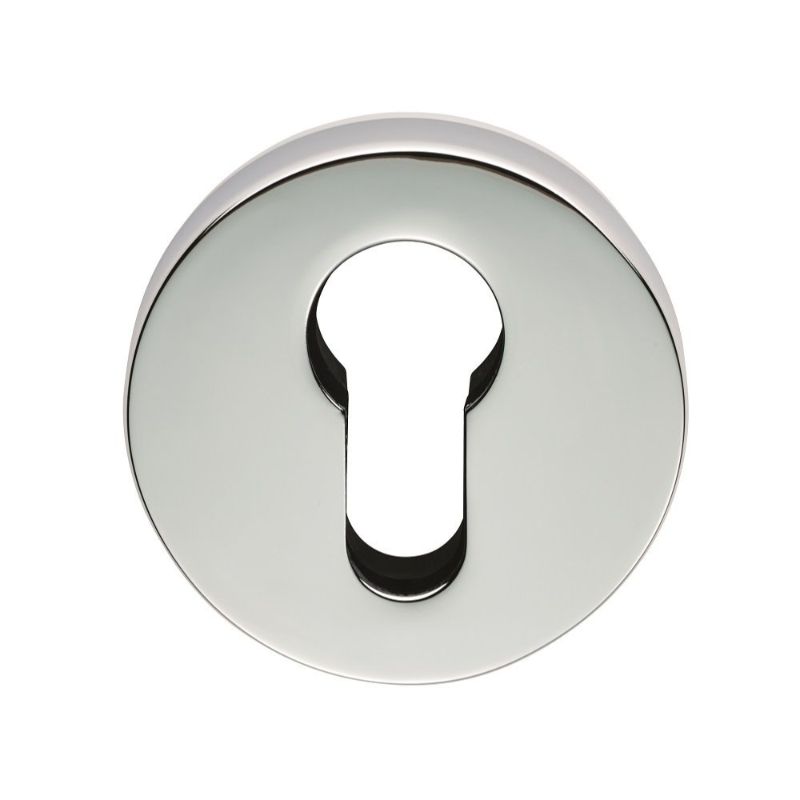 Carlisle Brass Euro Profile Escutcheon on Round Rose