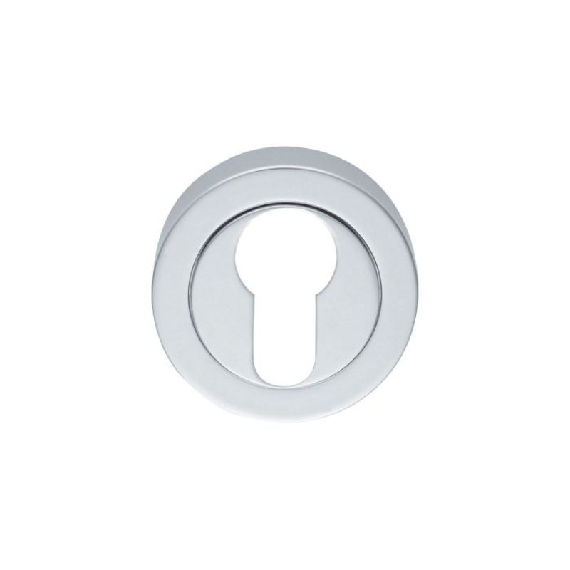 Carlisle Brass Euro Profile Escutcheon in Satin Chrome