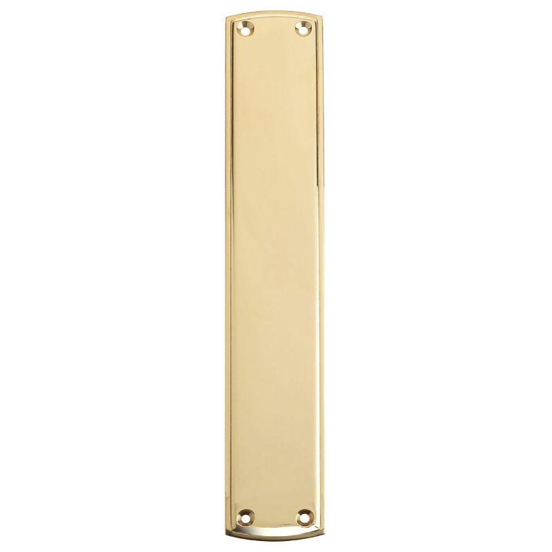 Finger Plate 64 x 382mm-Polished Brass