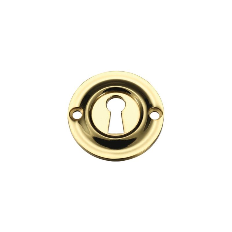 Std. Key Profile Escutcheon-Polished Brass