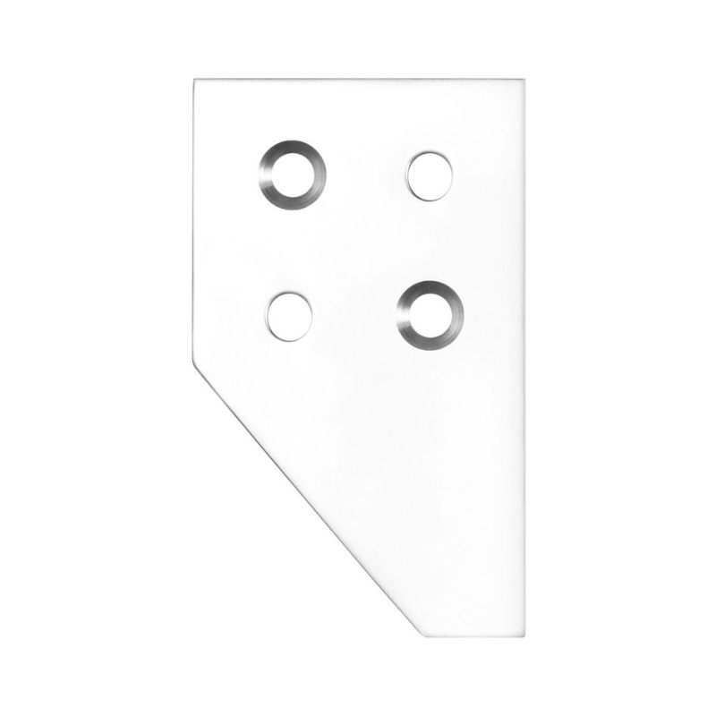 Sash Strike Plate for Sash Stop-Polished Chrome