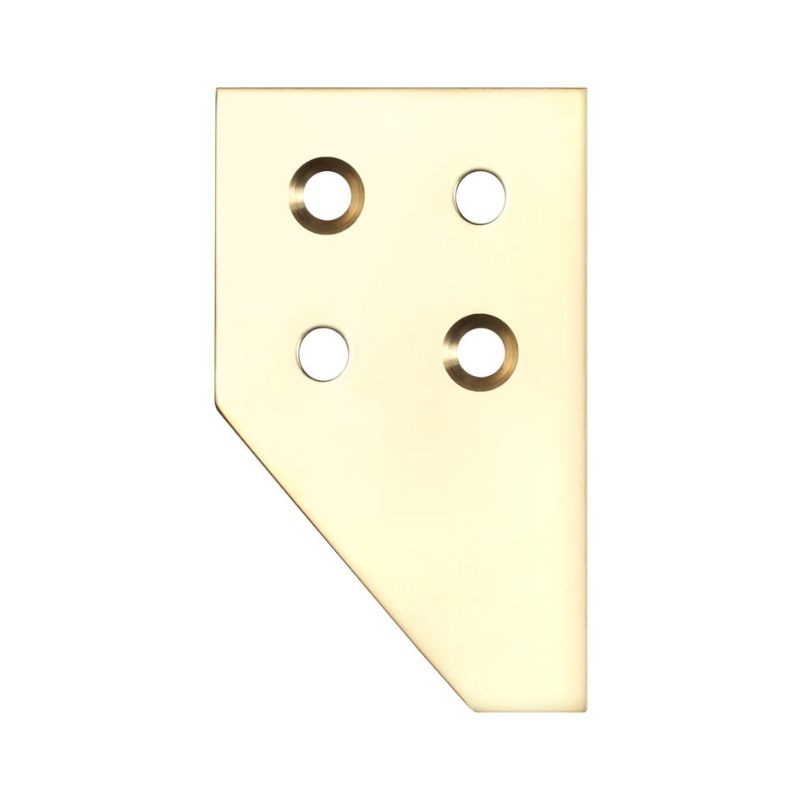 Sash Strike Plate for Sash Stop-Polished Brass