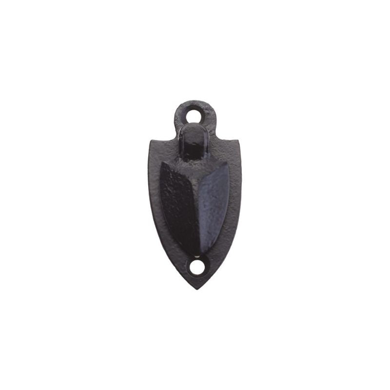 Shield Escutcheon with Cover - Standard - 2"-Black Antique