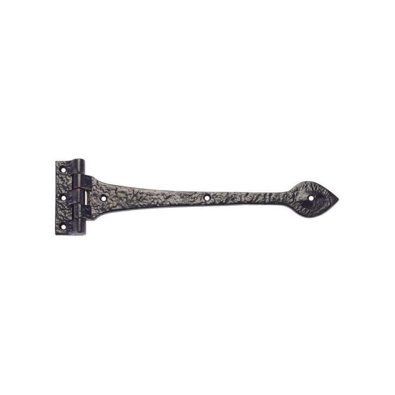 T Hinge - 12" - Pair-Black Antique