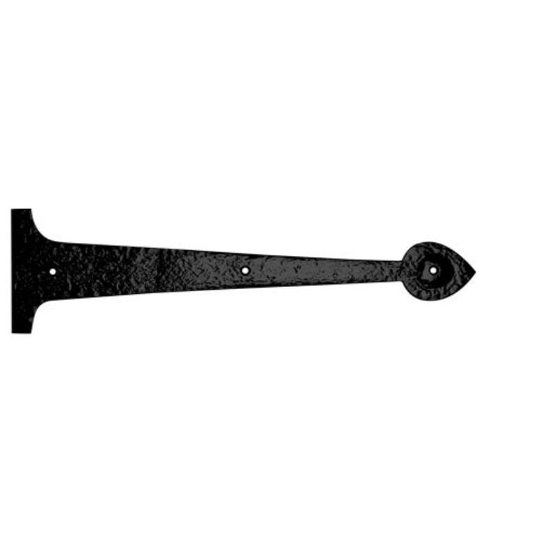 Hinge Front - 15" - Pairs-Black Antique