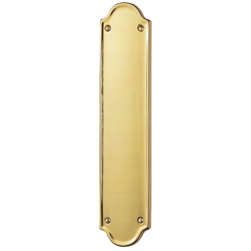 Carlisle Brass Finger Plate Shaped End