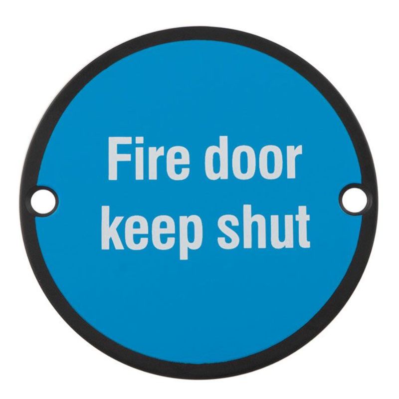 Carlisle Brass Signage Fire Door - Keep Shut