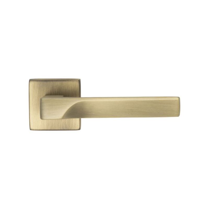 Carlisle Brass Flash Lever On Square Rose Antique Brass