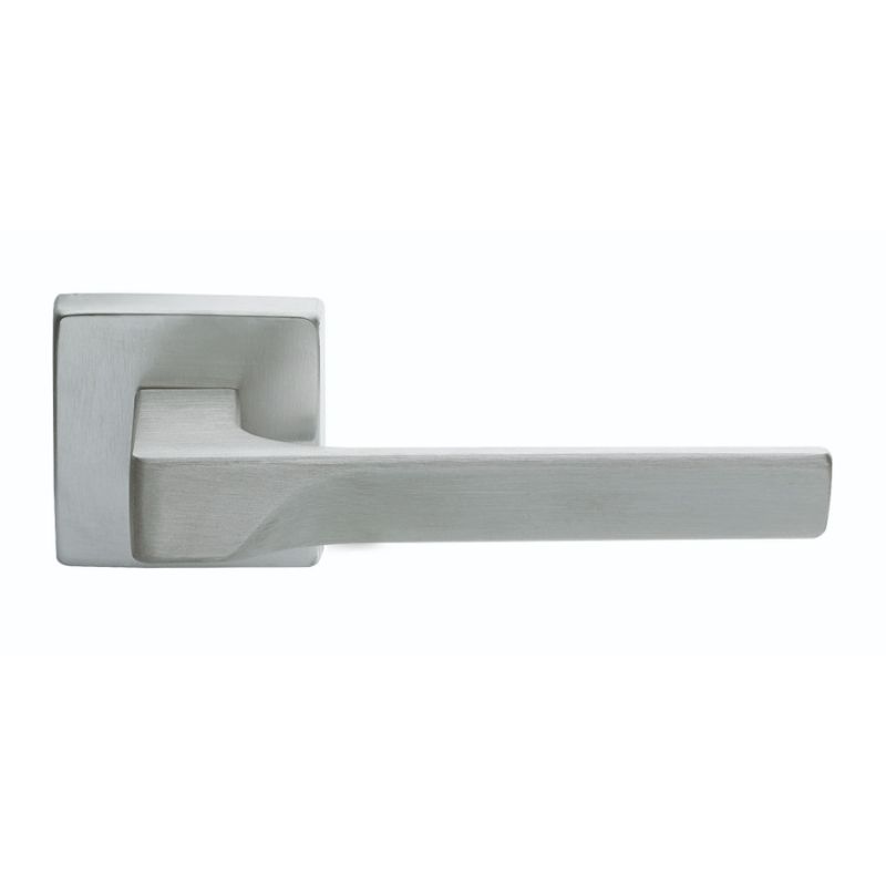 Carlisle Brass Flash Lever on Square Rose Satin Chrome