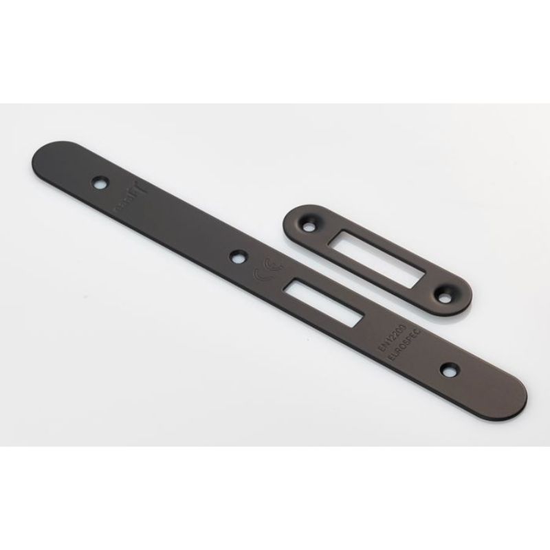 Carlisle Brass Forend Strike and Fixing Pack to suit Din Euro Deadlock (Security) Radius