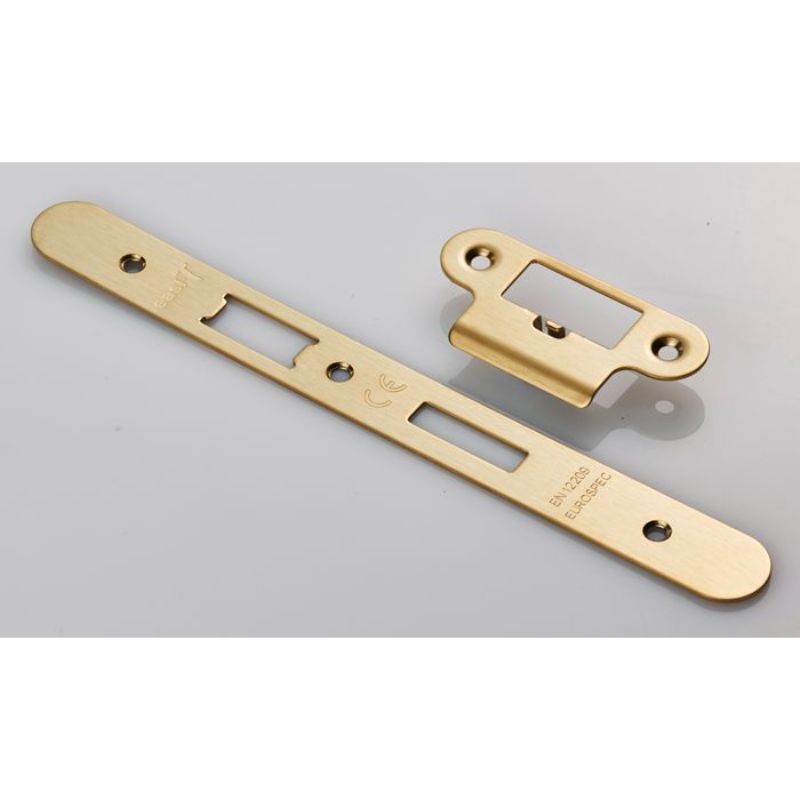 Carlisle Brass Forend Strike and Fixing Pack to suit Din Latch (Security) Radius