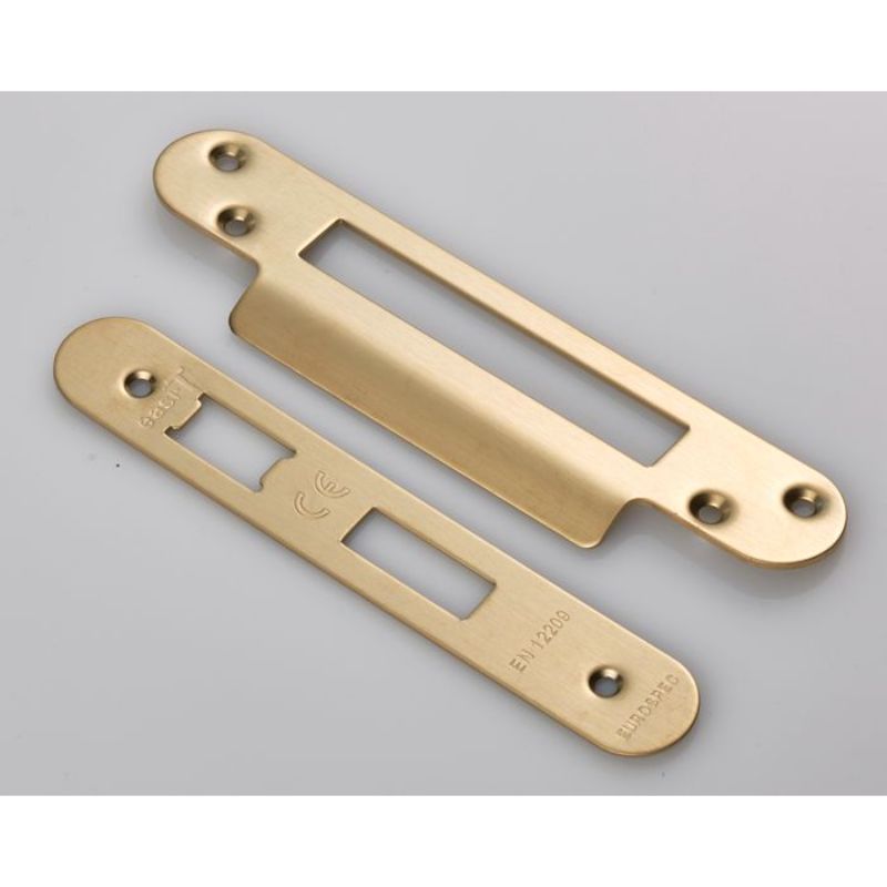 Carlisle Brass Forend Strike & Fixing Pack to suit Architectural Sashlocks (BAS/ESS/LSS/OSS) Radius
