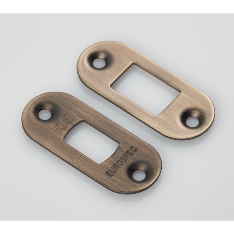 Carlisle Brass Forend Strike & Fixing Pack to suit Heavy Duty Tubular Deadbolt Radius