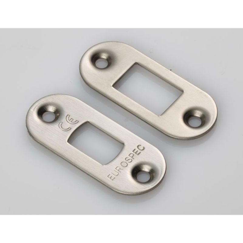 Carlisle Brass Forend Strike & Fixing Pack to suit Heavy Duty Tubular Deadbolt Radius