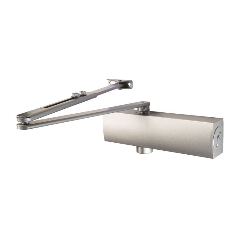 Carlisle Brass Full Cover Overhead Door Closer Variable Power 2-5 Silver