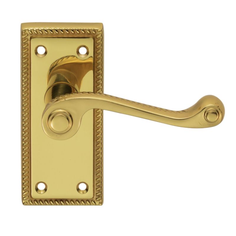 Carlisle Brass Georgian Lever on Latch Backplate