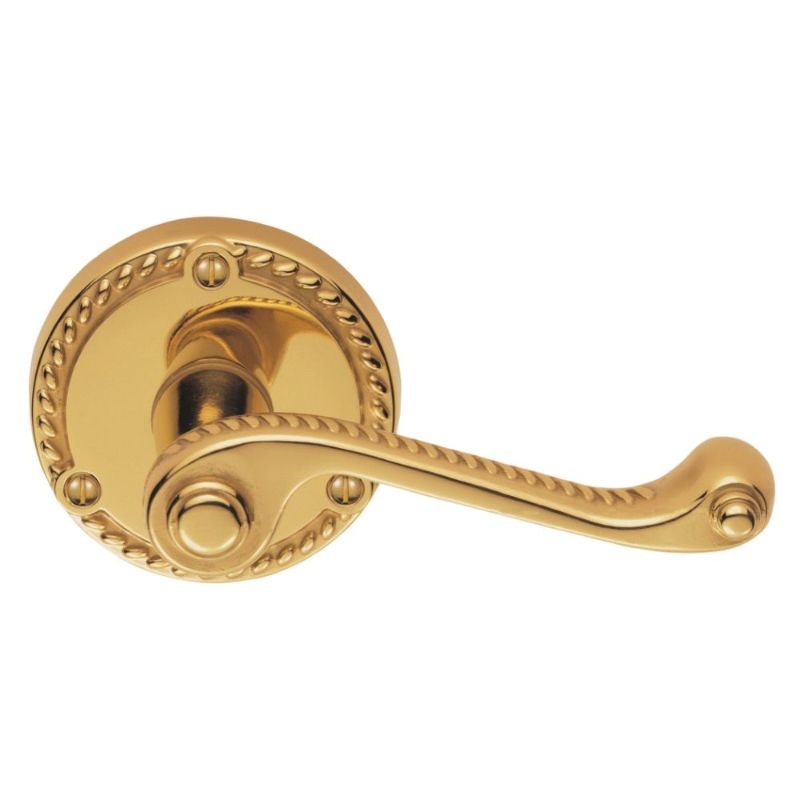 Carlisle Brass Georgian Lever on Round Rose