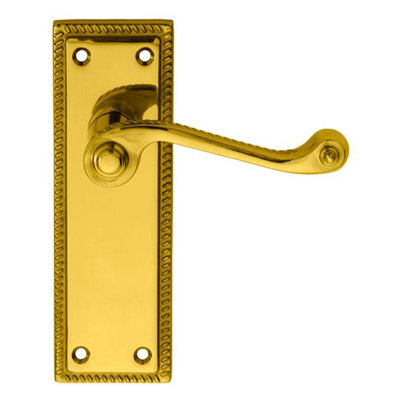 Carlisle Brass Georgian Lever on Sweedor Lock Backplate