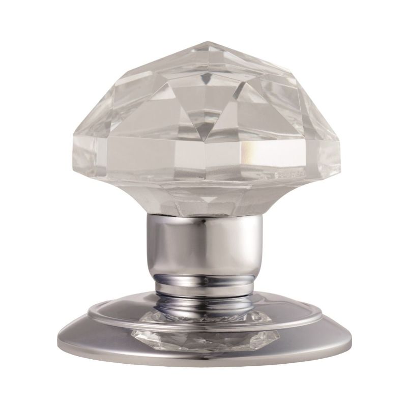 Carlisle Brass Glass Mortice Knob 60mm