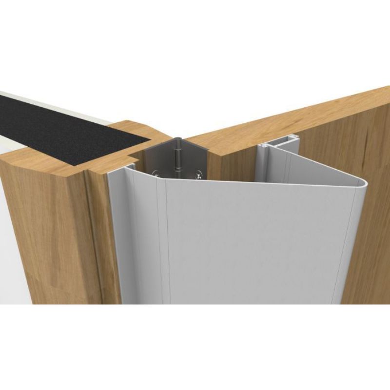 Carlisle Brass Hinge Guards Finger Protectors White Rear