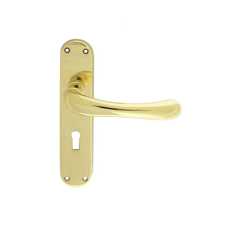 Carlisle Brass Ibra Lever On Backplate - Lock 57Mm C/C