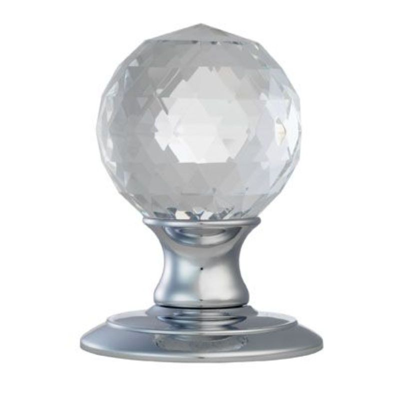 Carlisle Brass Ice Facetted Crystal Knob