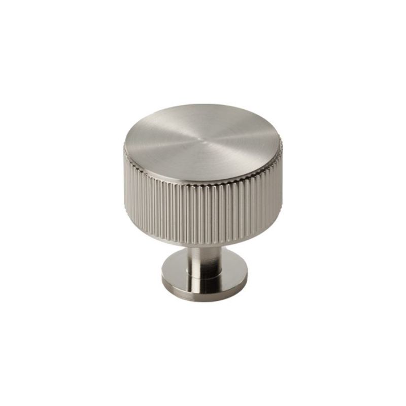 Carlisle Brass Lines Radio Knob Satin Nickel
