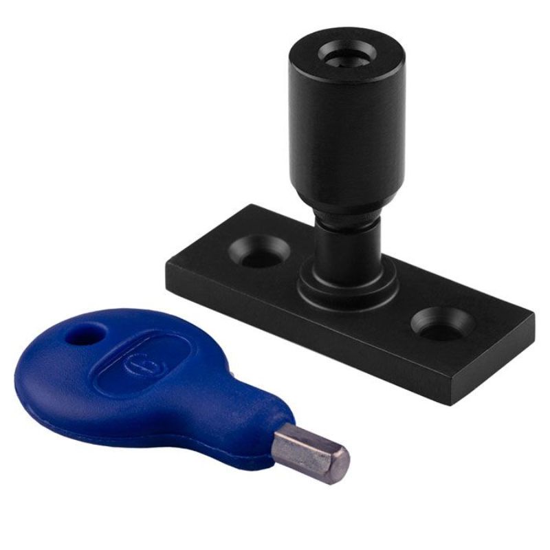 Carlisle Brass Locking Casement Stay Pin Matt Black