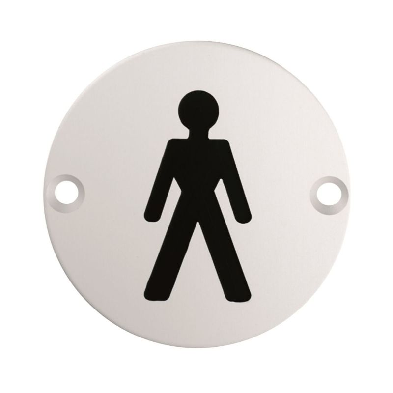 Carlisle Brass Signage Male Symbol