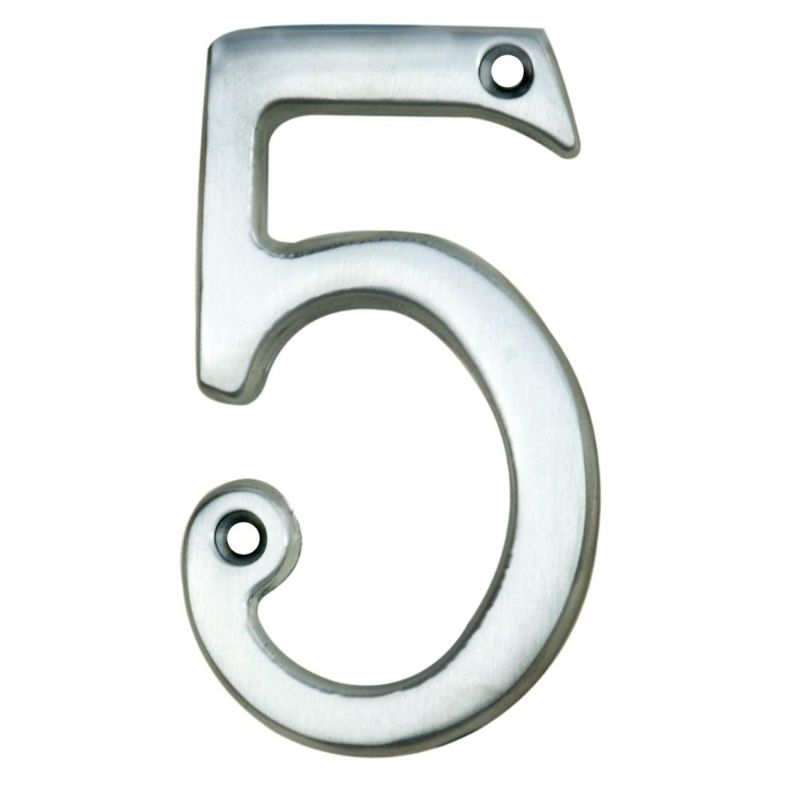 Carlisle Brass Numerals (0-9) Number 5