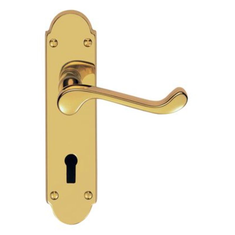 Carlisle Brass Oakley Lever on Lock Backplate