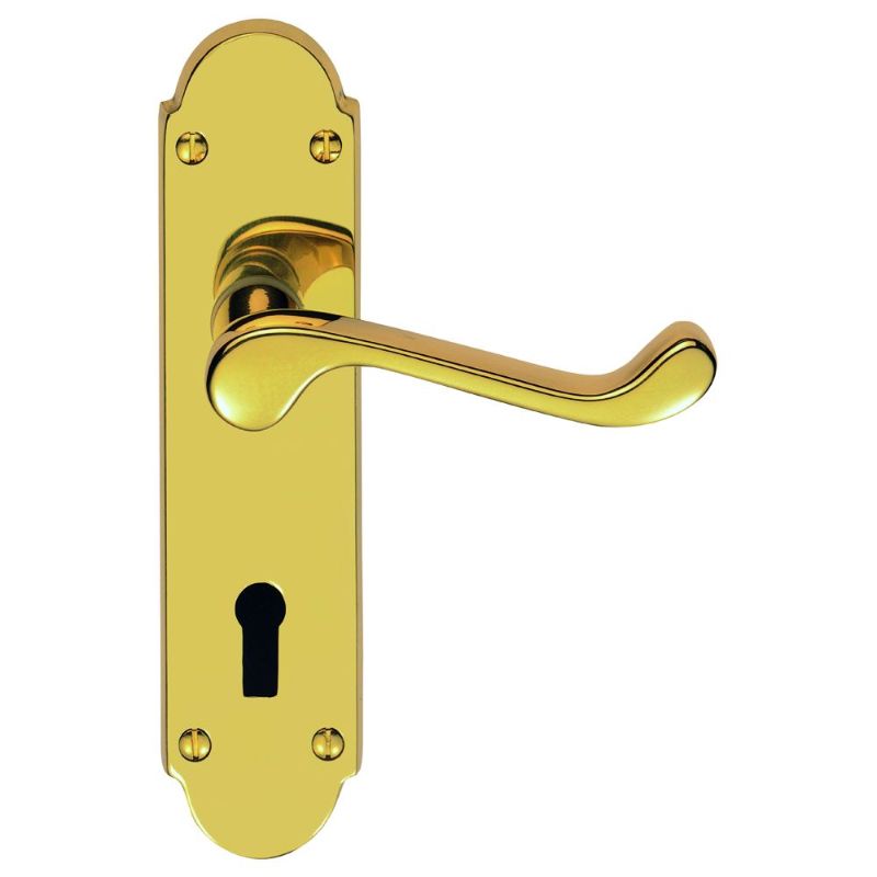 Carlisle Brass Oakley Lever on Lock Backplate