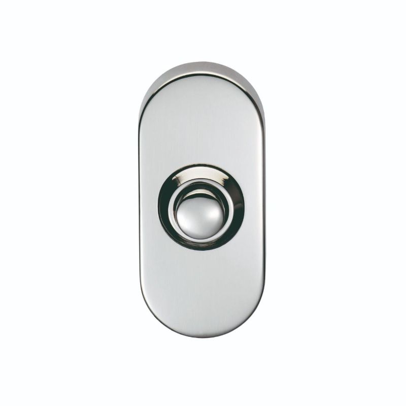 Carlisle Brass Oval Bell Push