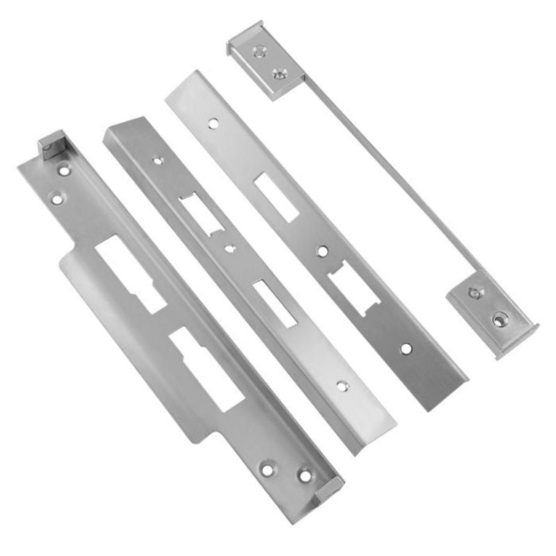 Carlisle Brass Rebate Set Architectural Din Locks-Satin Stainless Steel