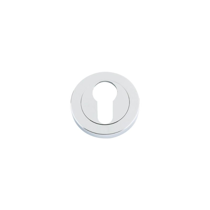 Euro Profile Escutcheon 50mm dia-Polished Chrome